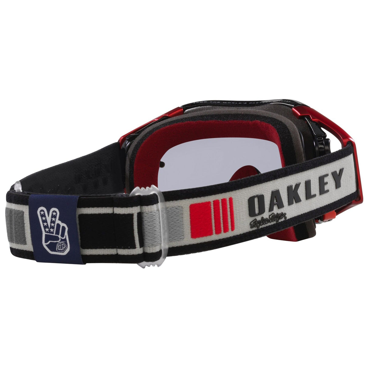 Oakley Airbrake TLD Grey Blocks MX Goggle - Light Grey