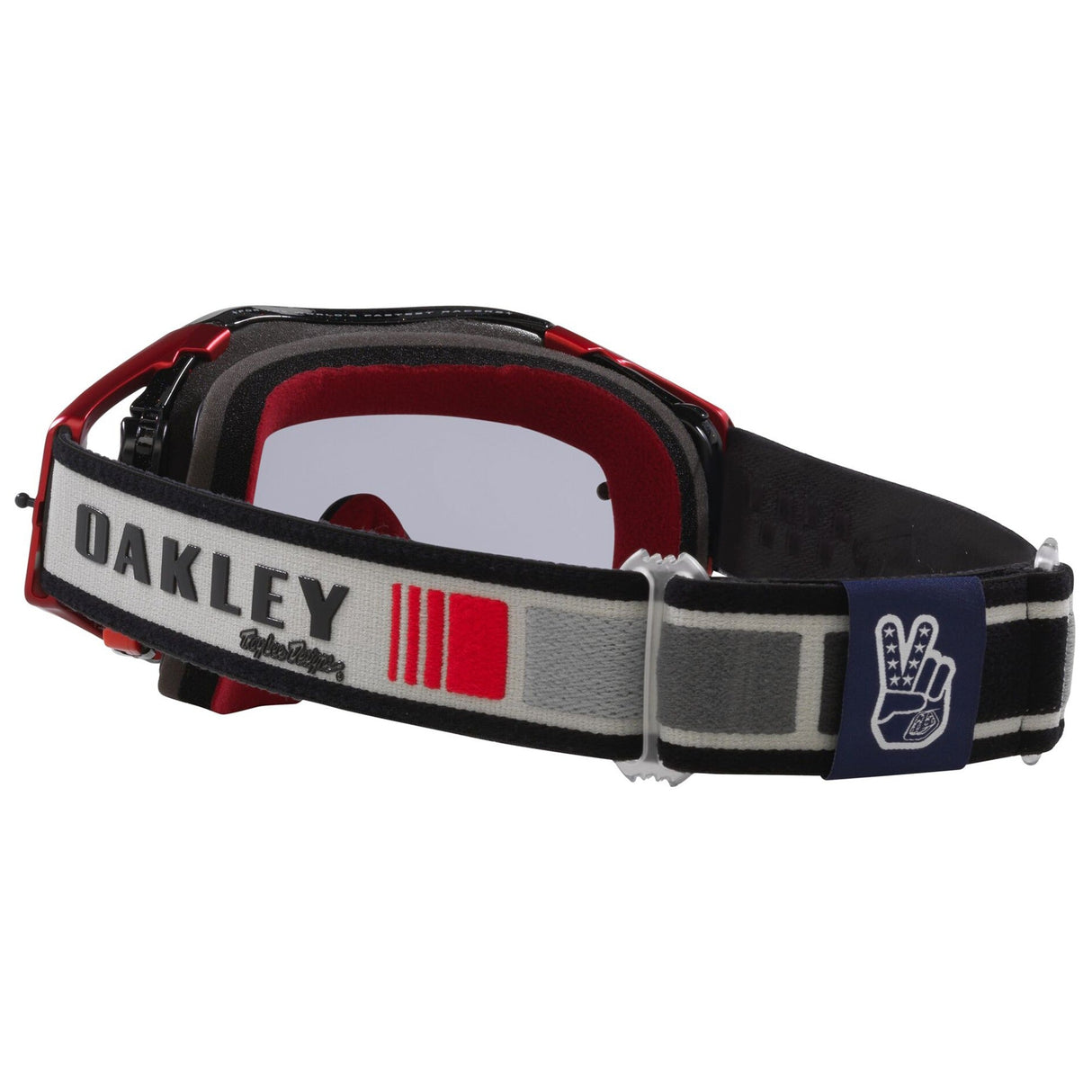 Oakley Airbrake TLD Grey Blocks MX Goggle - Light Grey