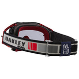 Oakley Airbrake TLD Grey Blocks MX Goggle - Light Grey