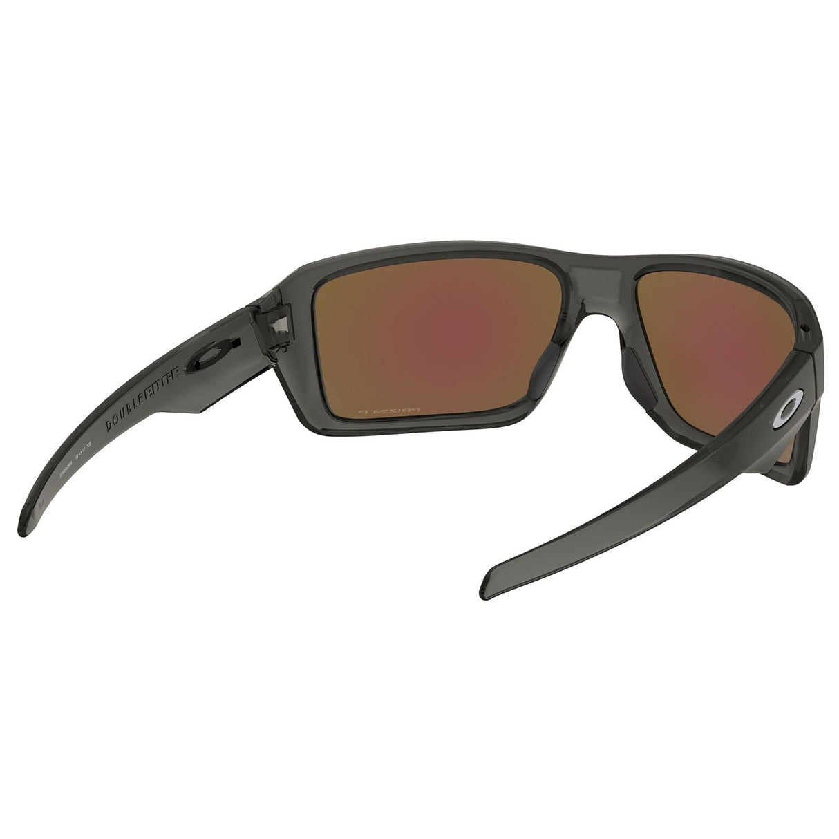Oakley Double Edge Sunglasses - Grey Smoke / Prizm Sapphire Iridium Polar Lens