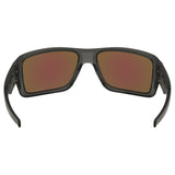 Oakley Double Edge Sunglasses - Grey Smoke / Prizm Sapphire Iridium Polar Lens