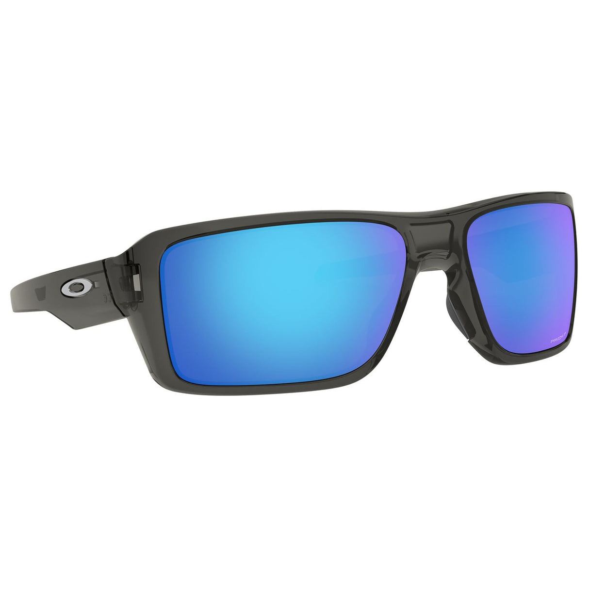 Oakley Double Edge Sunglasses - Grey Smoke / Prizm Sapphire Iridium Polar Lens