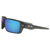 Oakley Double Edge Sunglasses - Grey Smoke / Prizm Sapphire Iridium Polar Lens