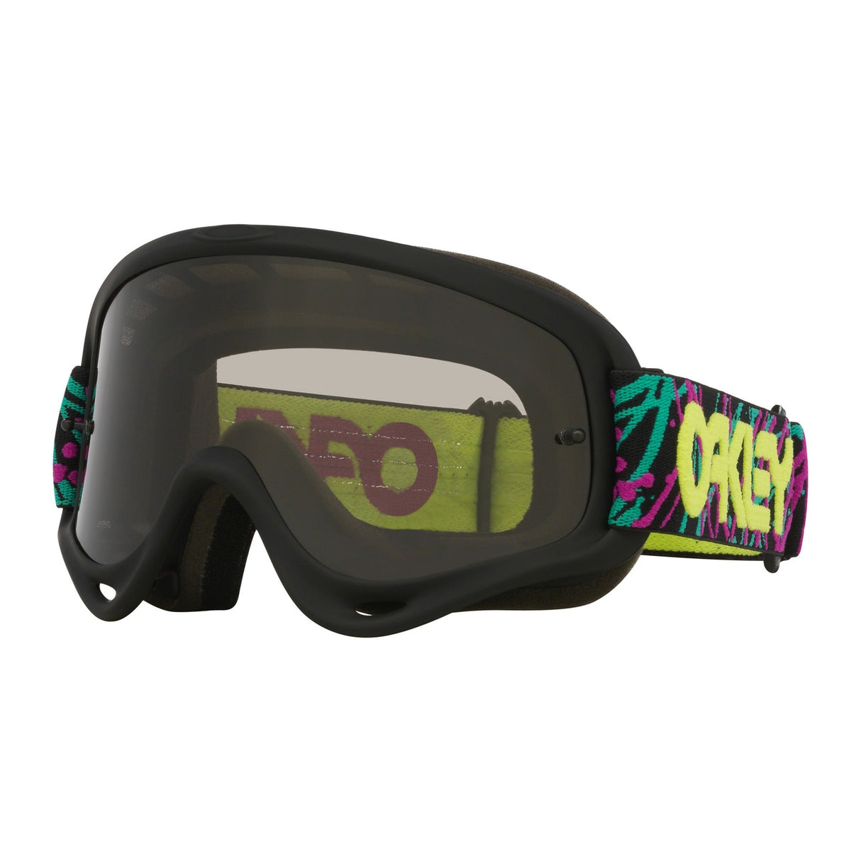 Oakley O Frame Jaxon Black MX Goggle - Light Grey