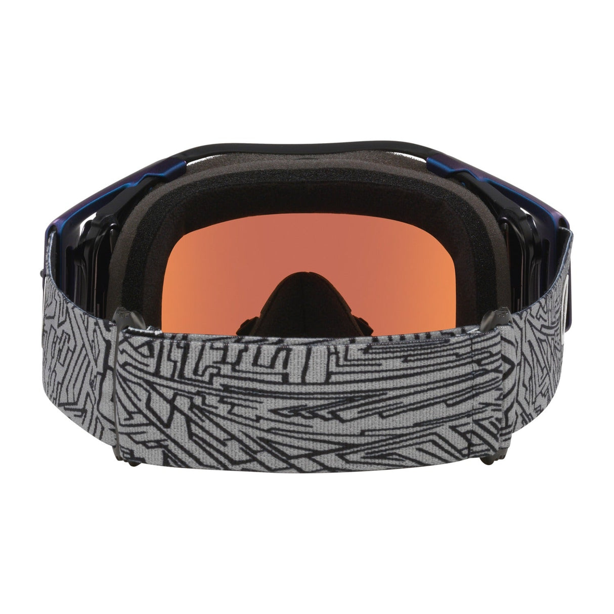 Oakley Airbrake Grey Strike MX Goggle - Prizm MX Sapphire