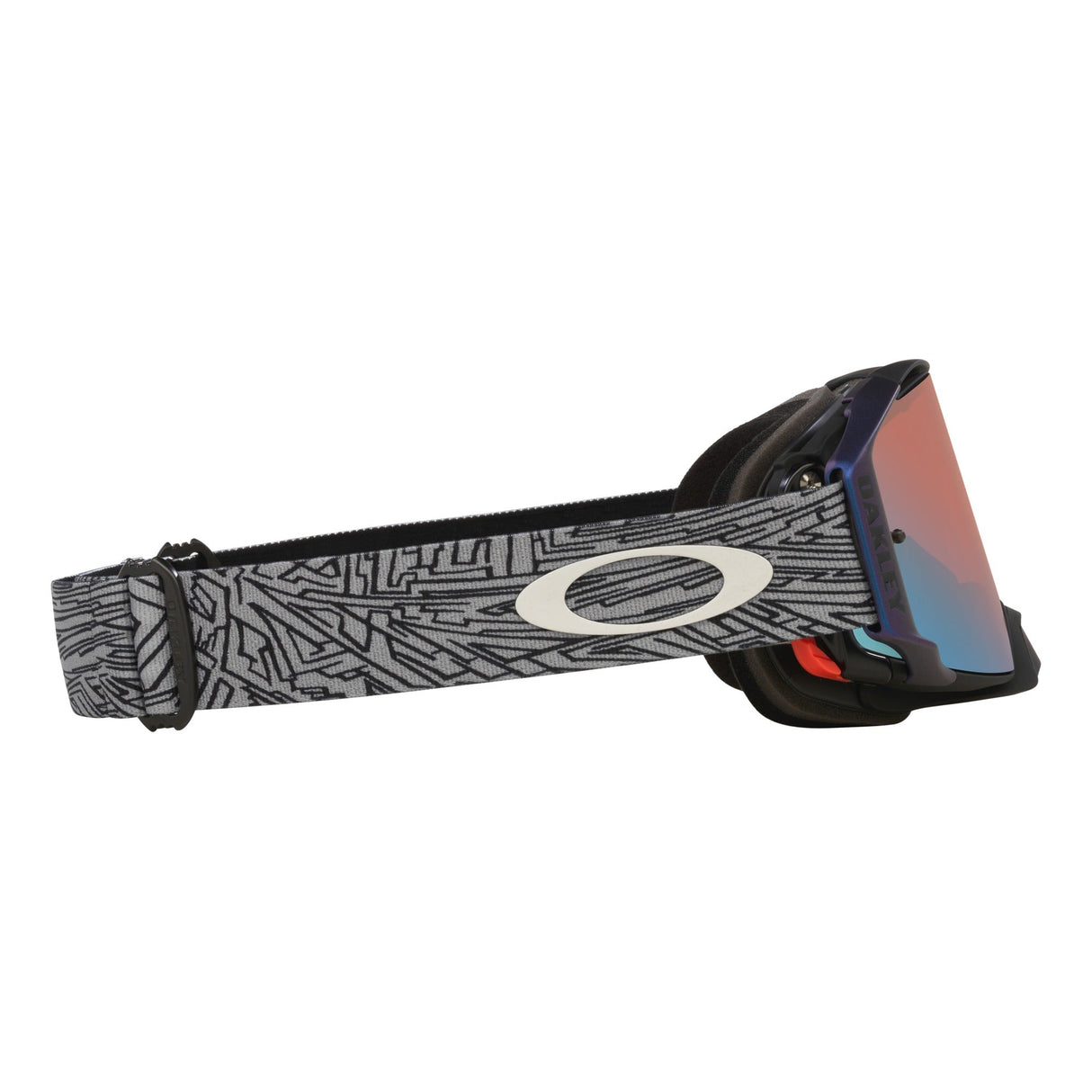 Oakley Airbrake Grey Strike MX Goggle - Prizm MX Sapphire