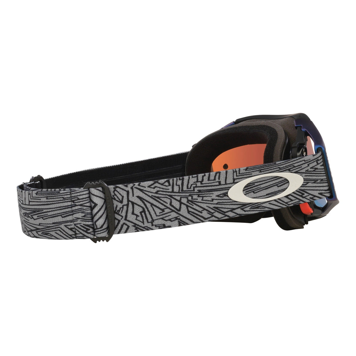 Oakley Airbrake Grey Strike MX Goggle - Prizm MX Sapphire