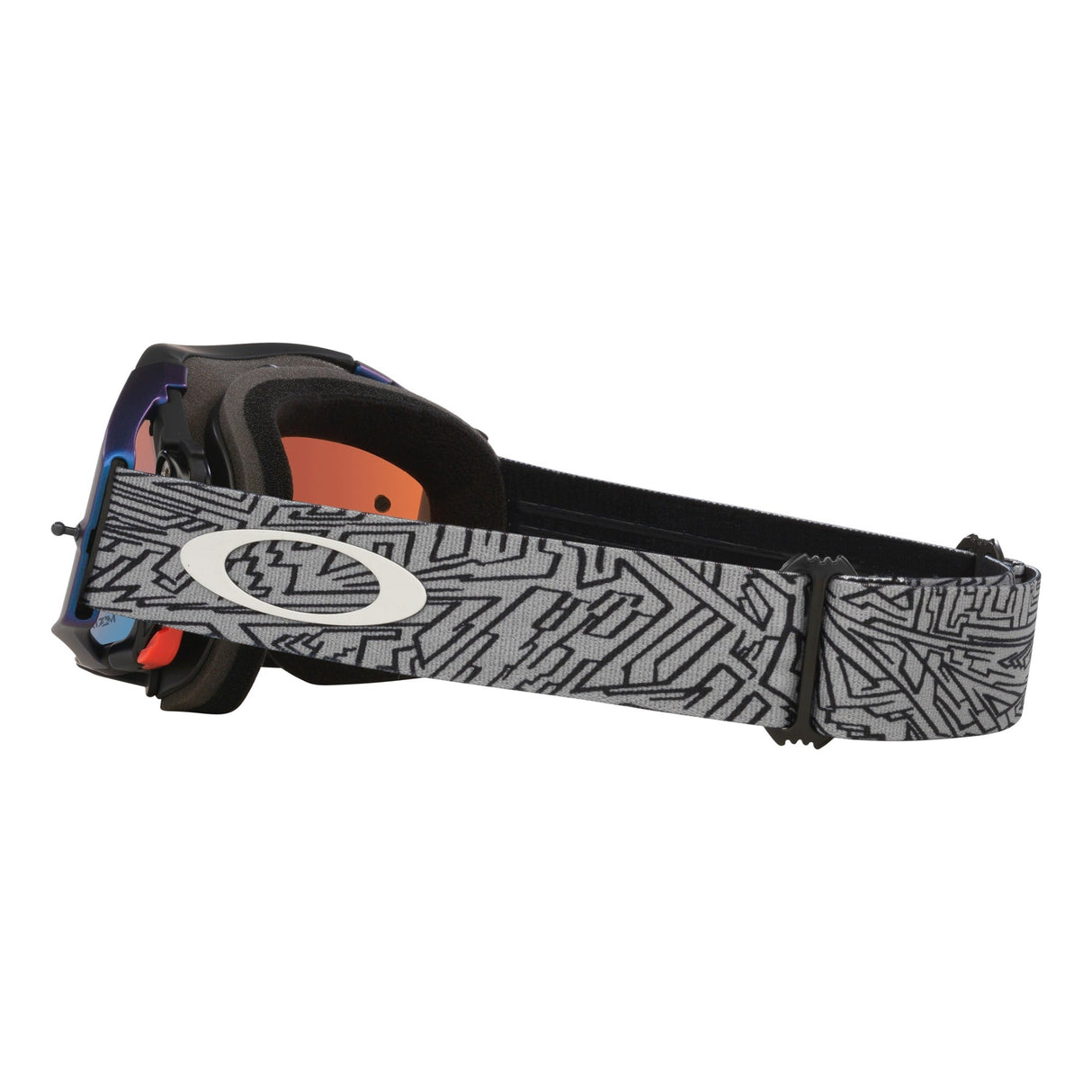 Oakley Airbrake Grey Strike MX Goggle - Prizm MX Sapphire
