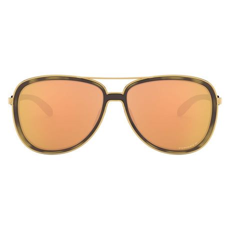 Oakley Split Time Sunglasses - Brown Tortoise/Gold/Rose Gold Polarized