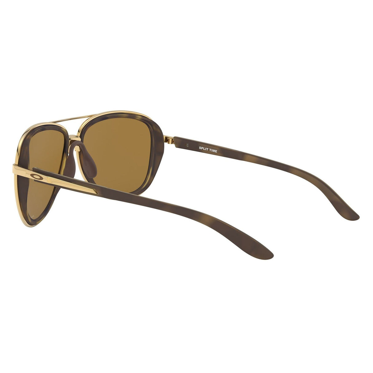 Oakley Split Time Sunglasses - Brown Tortoise/Gold/Rose Gold Polarized