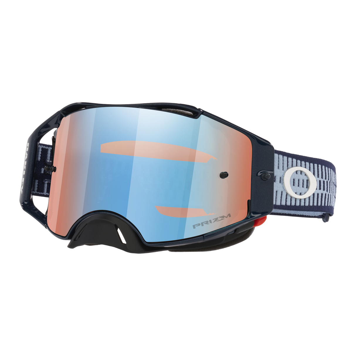 Oakley Airbrake MX Abyss Tread with Prizm Sapphire motocross goggle – front view