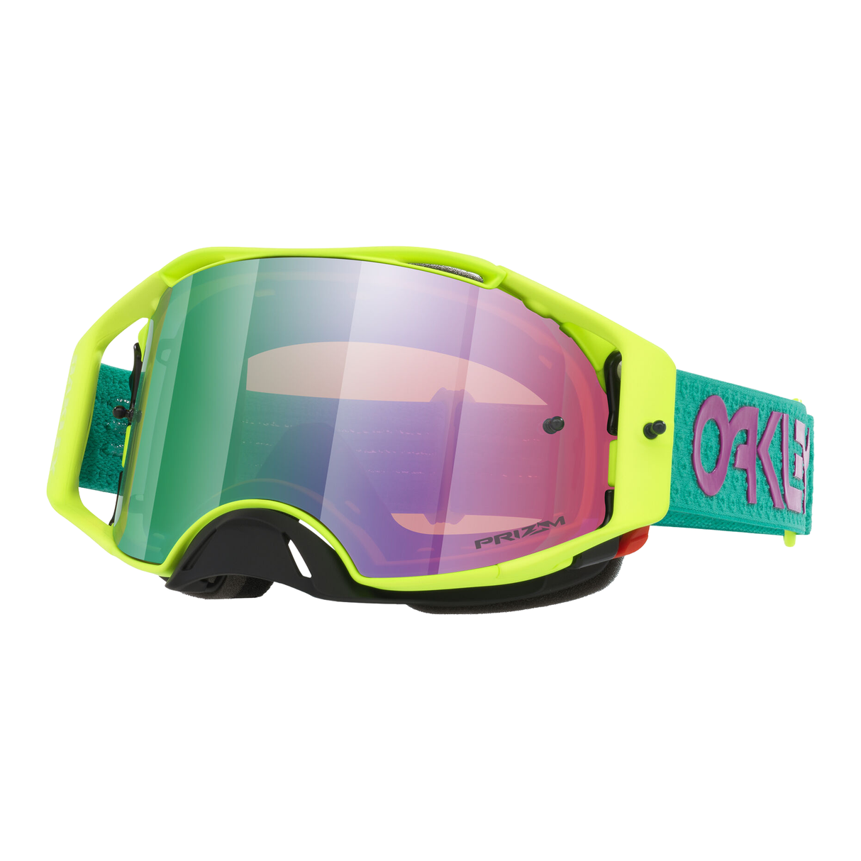 Oakley Airbrake MX Celeste B1B with Prizm Jade motocross goggle – front view