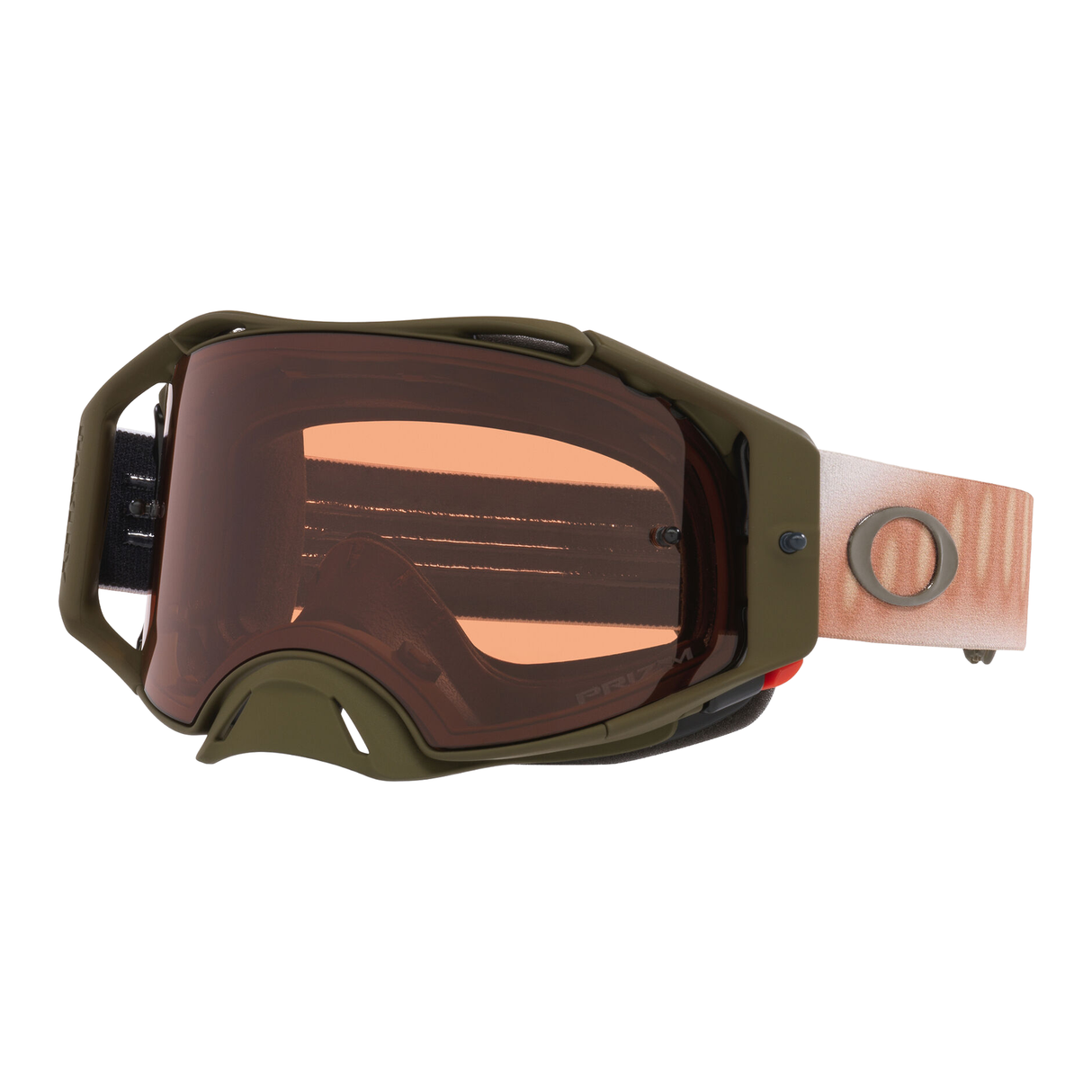 Oakley Airbrake MX Mist Orb with Prizm Bronze motocross goggle – front view