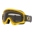 Oakley O Frame MX Moto Yellow with Light Grey motocross goggle – front view