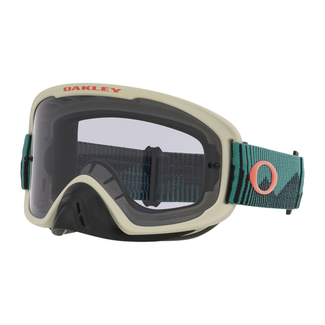 Oakley O Frame 2.0 Pro MX Pacific Mountain with Light Grey motocross goggle – front view
