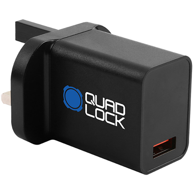 QUADLOCK 18W POWER ADAPTOR - UK STANDARD (TYPE G)