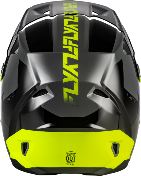 Kinetic Crest Helmet - Grey/Black/Hi-Viz