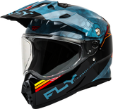 Kinetic Trekker Kryptek Helmet - Slate/Black/Red