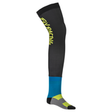 Fly Racing Knee Brace Sock - Hi-Vis/Black/Blue