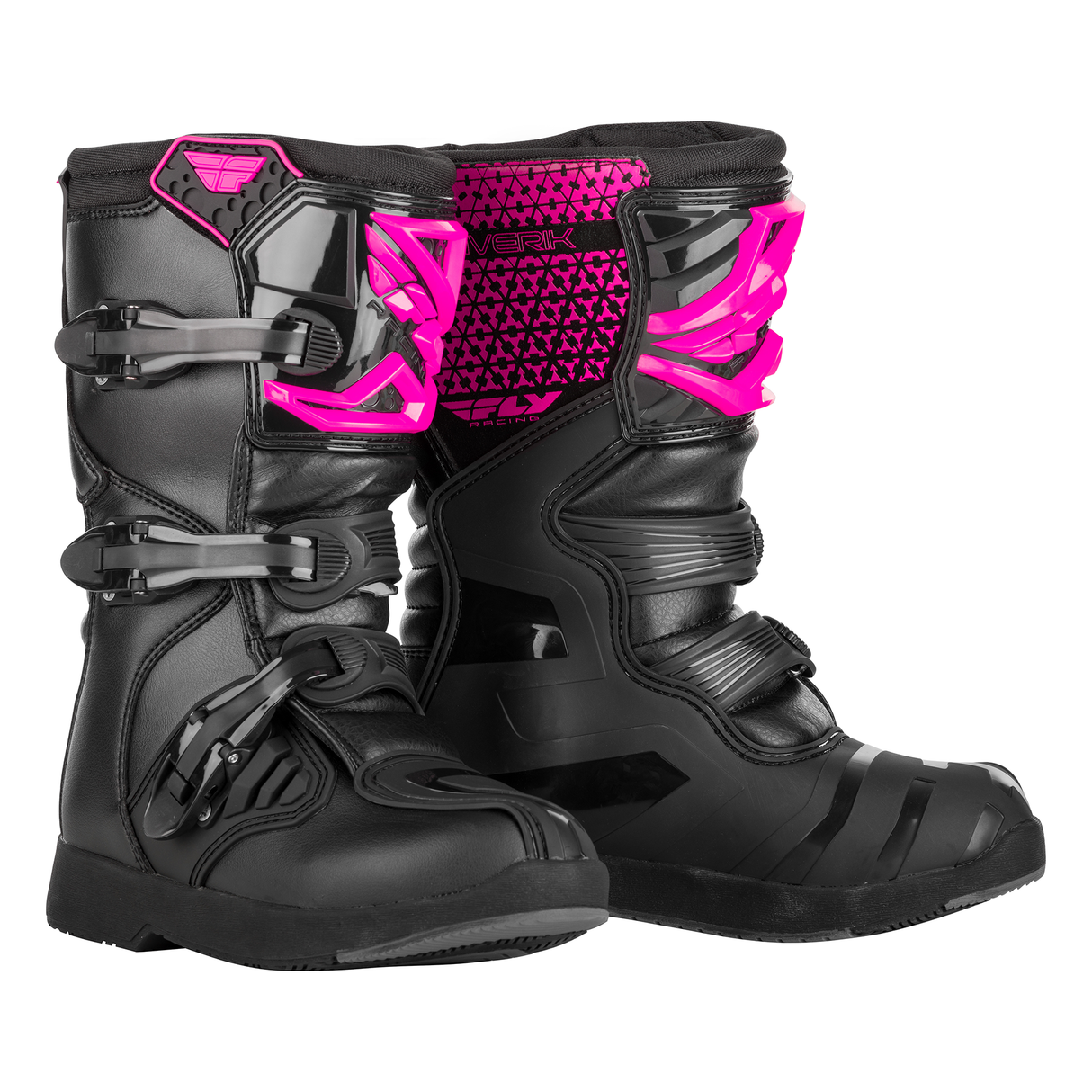 Fly Racing Youth Maverik Boot - Pink/Black