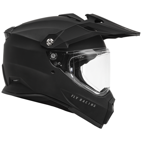 Fly Racing Trekker Solid Helmet - Matte Black