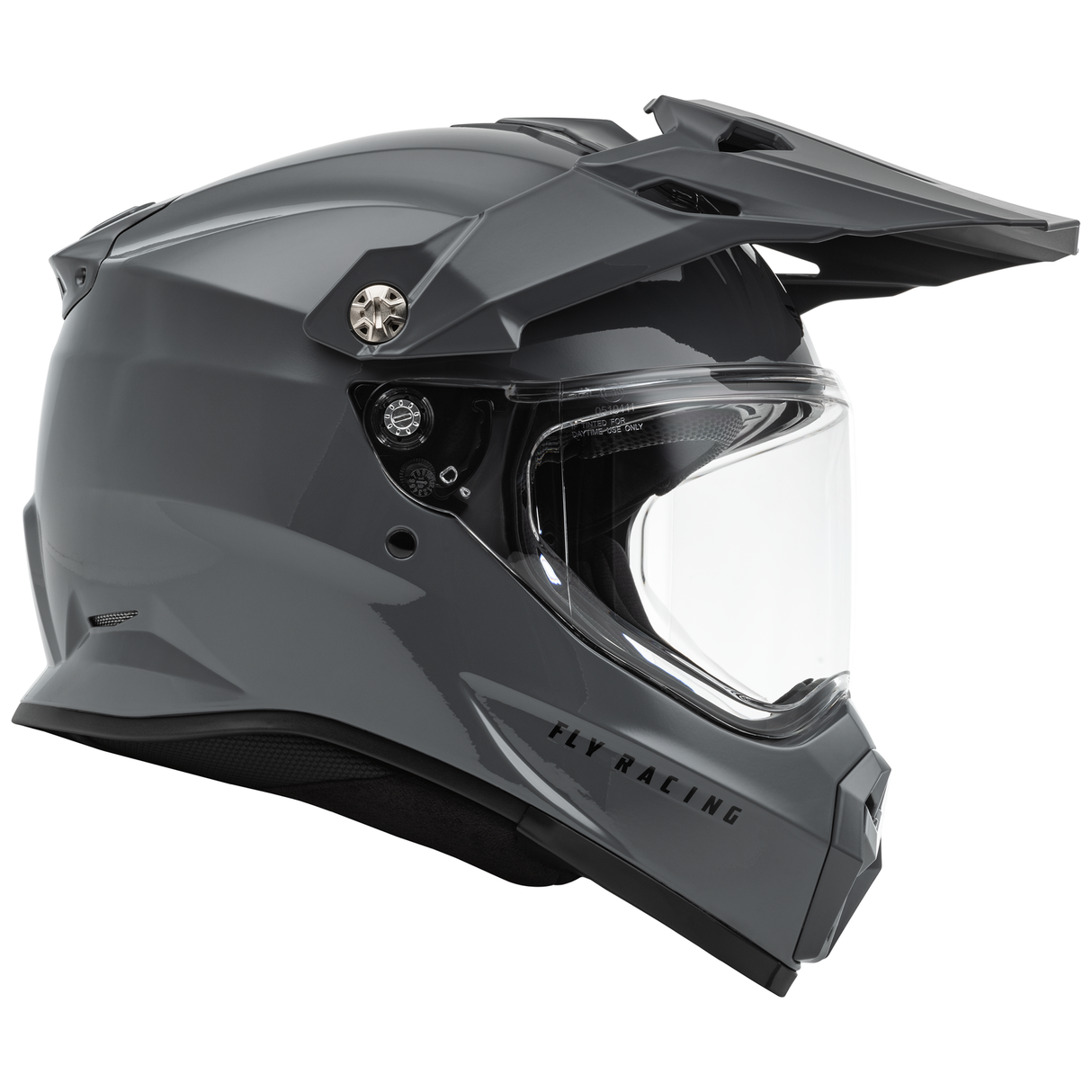 Fly Racing Trekker Solid Helmet - Grey