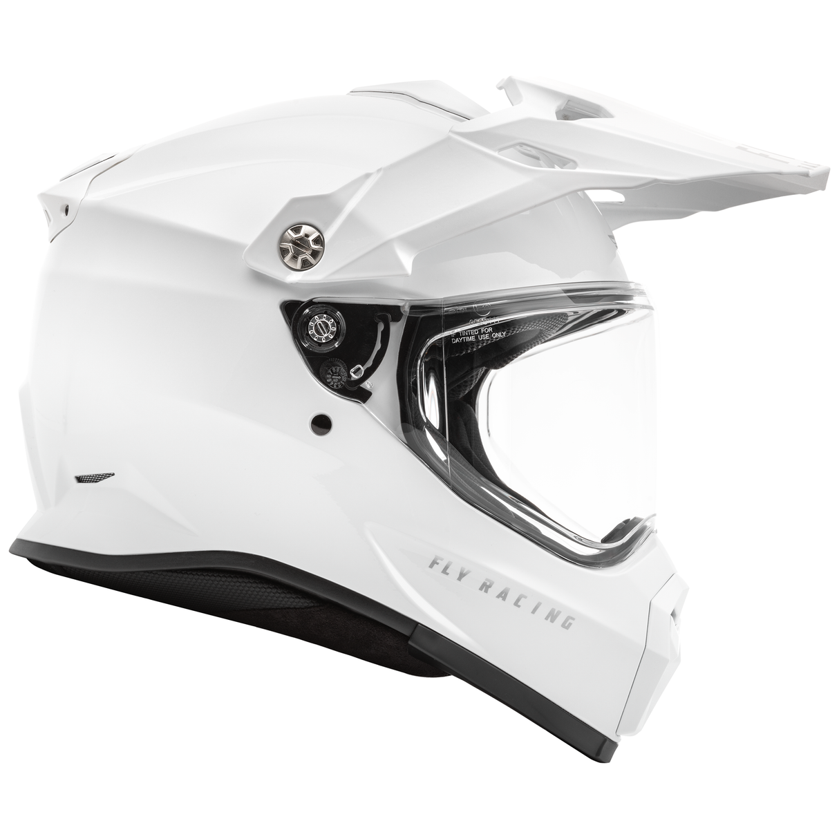 Fly Racing Trekker Solid Helmet - White