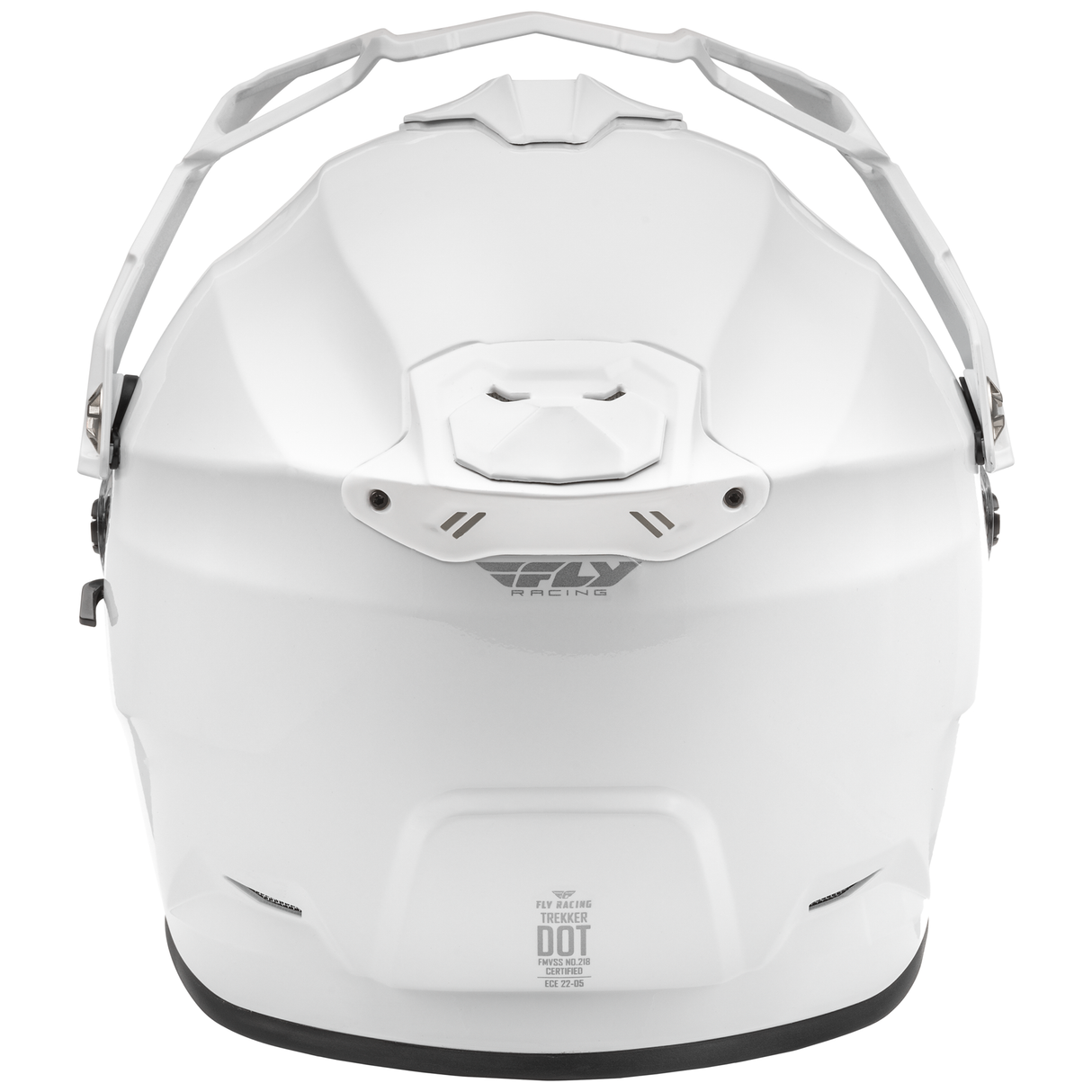 Fly Racing Trekker Solid Helmet - White