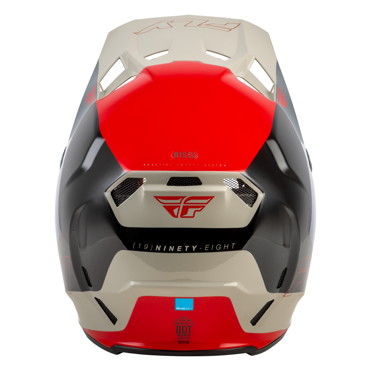 Fly Racing Formula CC Glide Helmet - Black/Red/Grey