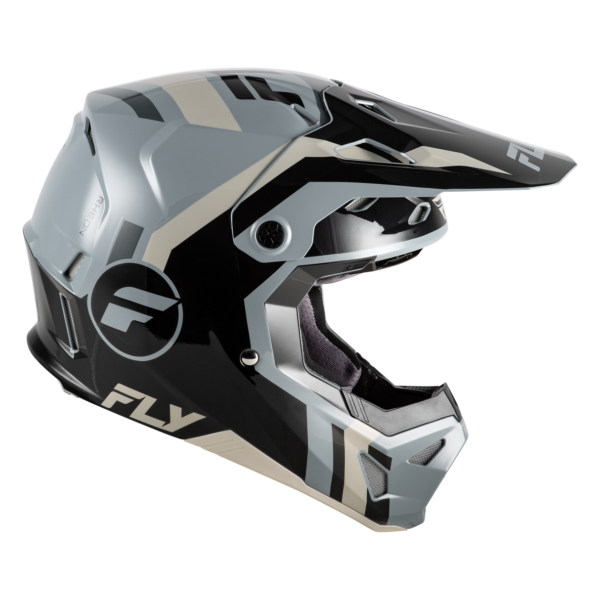 Fly Racing Formula CP Seal Helmet - Black/Grey/Light Grey