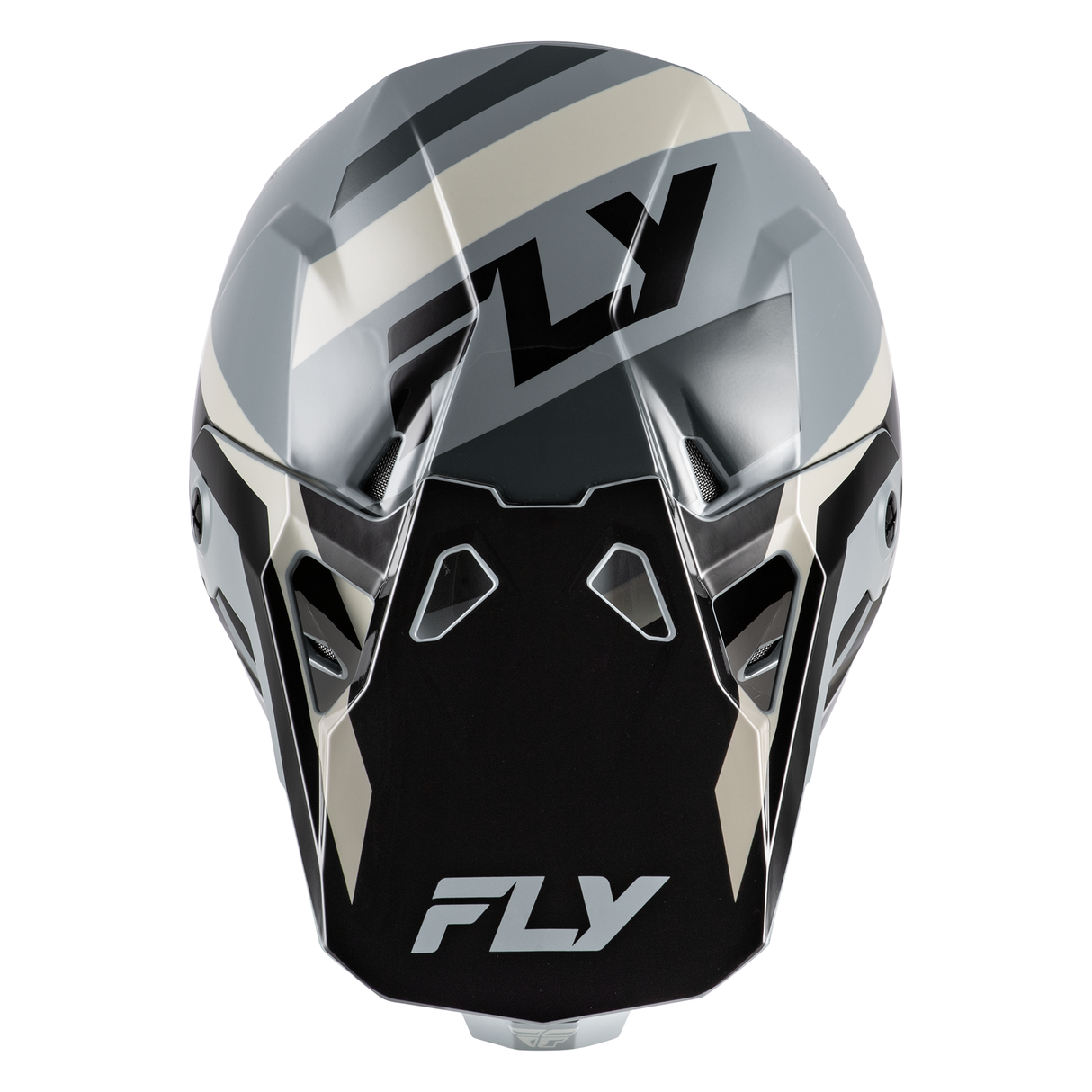 Fly Racing Formula CP Seal Helmet - Black/Grey/Light Grey