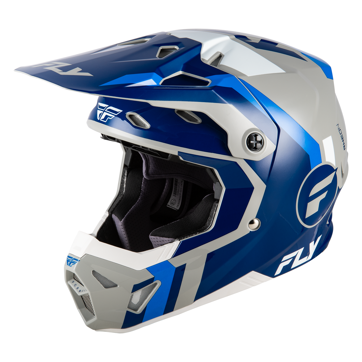 Fly Racing Formula CP Seal Helmet - Navy/Blue/Grey