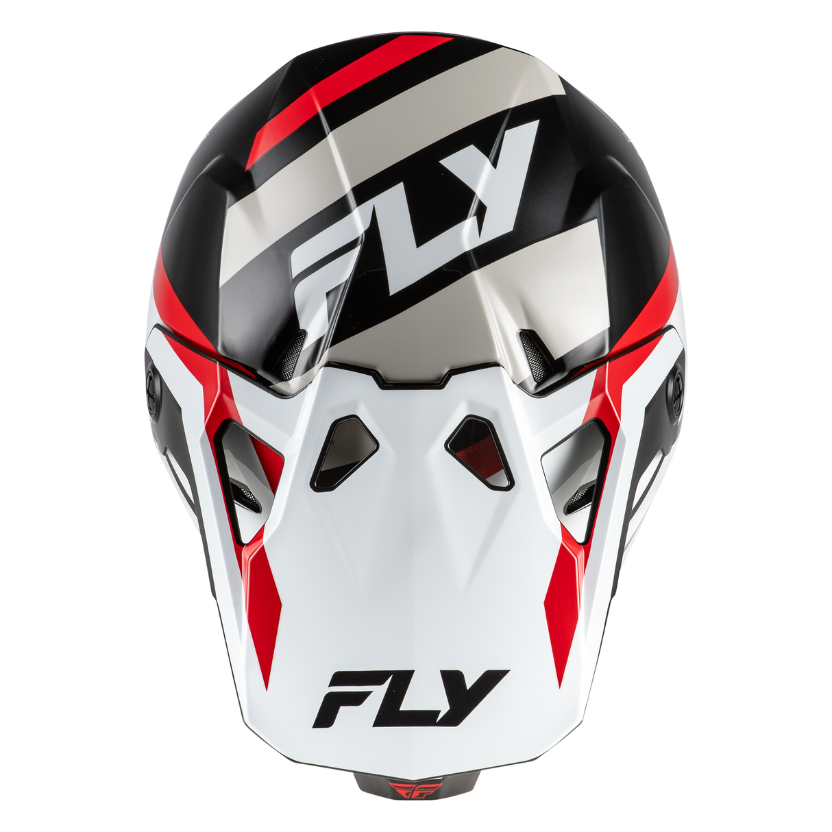 Fly Racing Formula CP Seal Helmet - White/Black/Red
