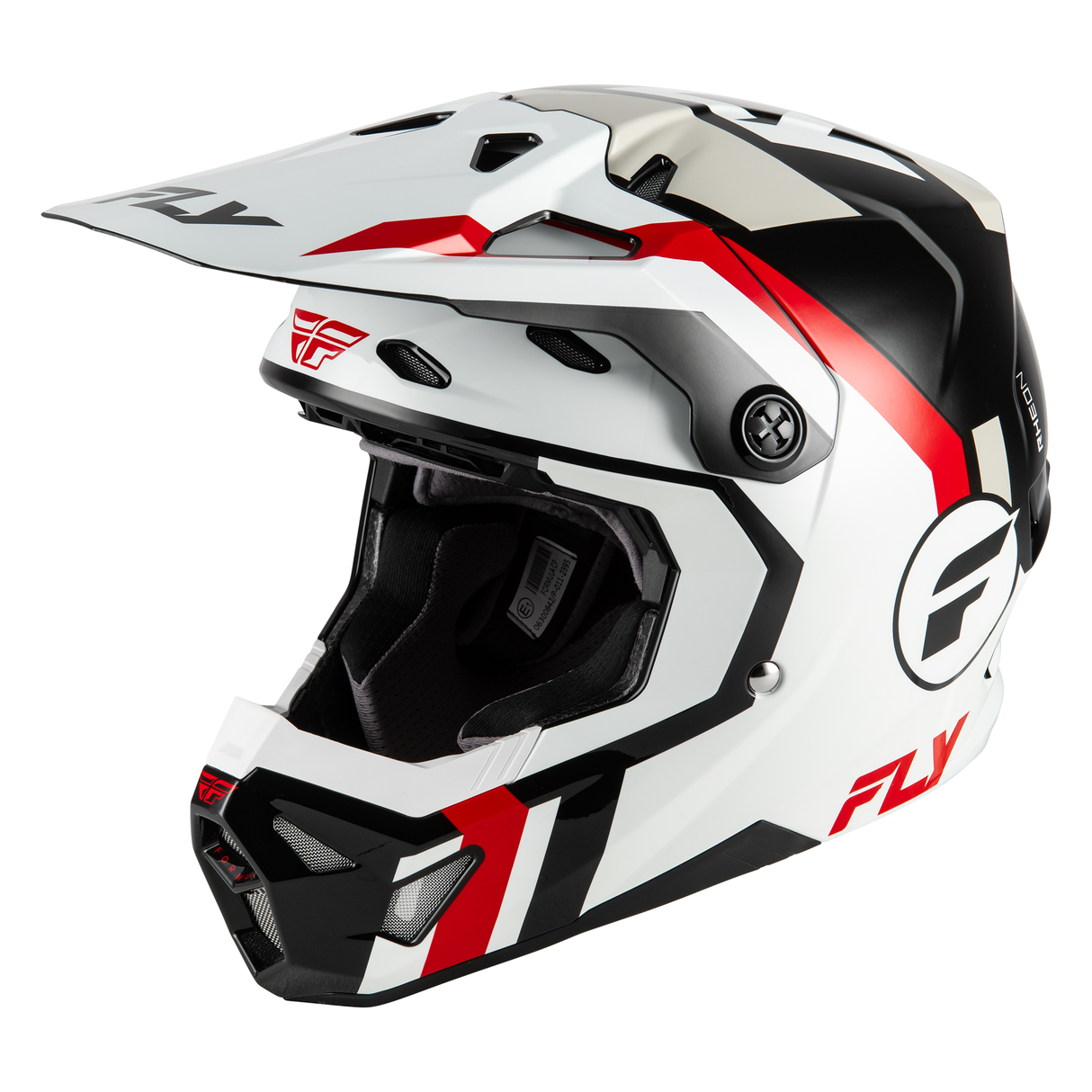 Fly Racing Formula CP Seal Helmet - White/Black/Red