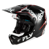 Fly Racing Formula CP DBK Helmet - Black/White/Red