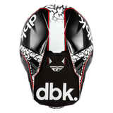 Fly Racing Formula CP DBK Helmet - Black/White/Red