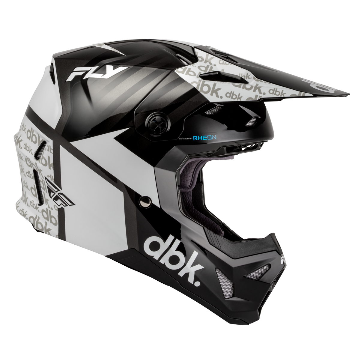 Fly Racing Formula CP DBK Helmet - Black/White/Grey
