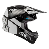 Fly Racing Formula CP DBK Helmet - Black/White/Grey