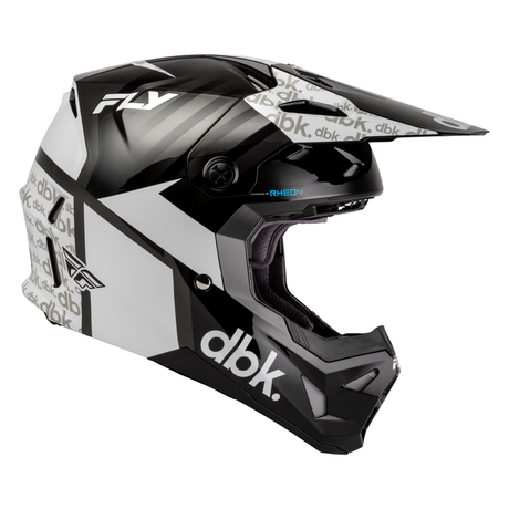 Fly Racing Formula CP DBK Helmet - Black/White/Grey