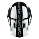 Fly Racing Kinetic Crest Helmet - Black/White/Grey