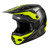 Fly Racing Kinetic Crest Helmet - Grey/Black/Hi-Vis