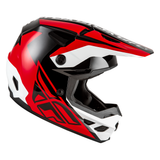 Fly Racing Kinetic Crest Helmet - Red/Black/White