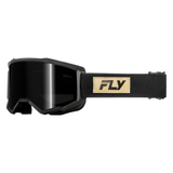 Fly Racing Focus Sand Goggle - Black/Tan Dark Smoke Lens