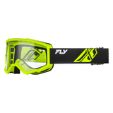 Fly Racing Focus Goggle - Black/Hi-Vis Clear Lens