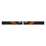 Fly Racing Focus Goggle - Black/Orange Clear Lens