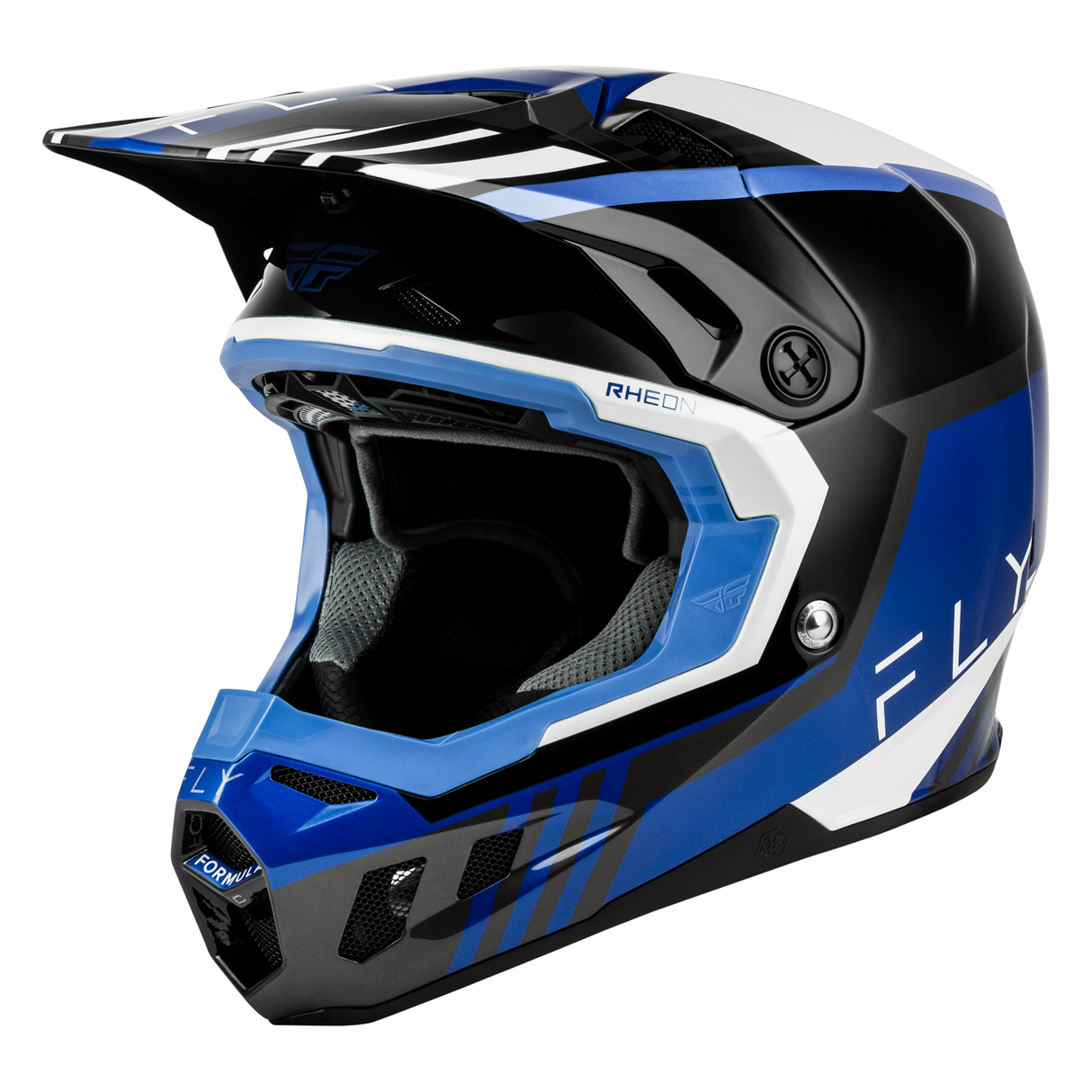 Fly Racing Formula CC Strike Helmet - Black/Blue/Grey/White