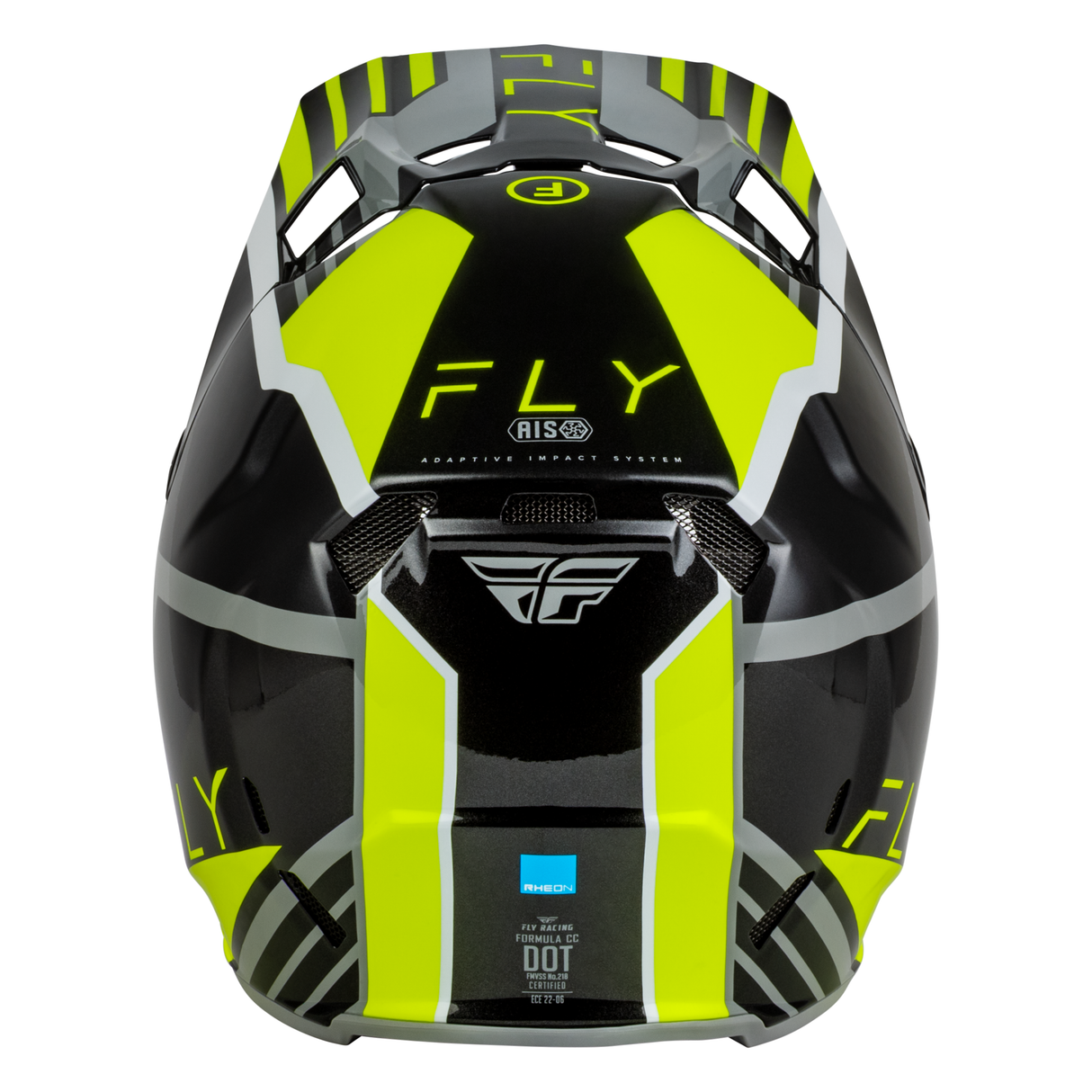 Fly Racing Formula CC Strike Helmet - Grey/Black/Hi-Vis