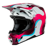 Fly Racing Formula CC Vibe Helmet - White/Pink/Blue