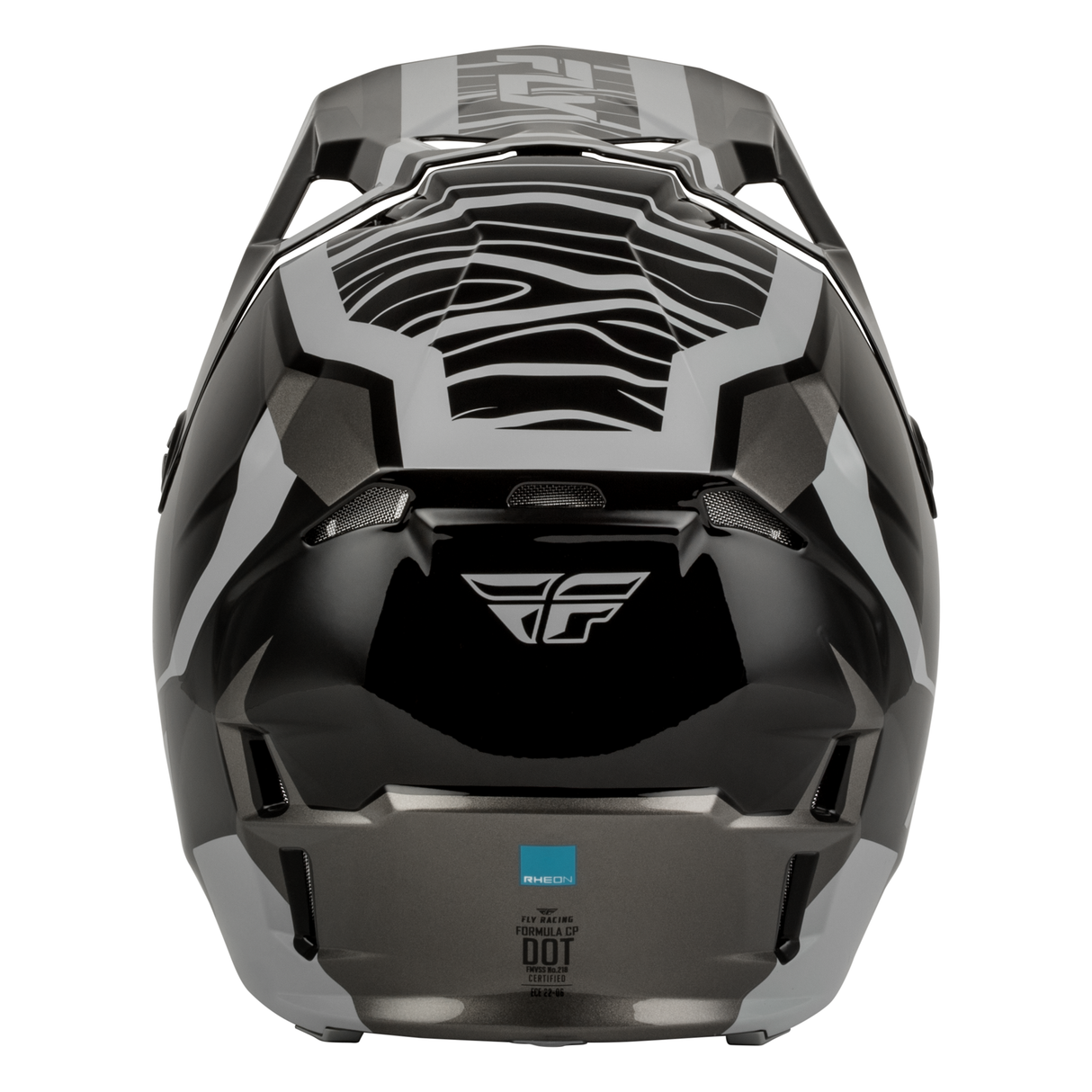 Fly Racing Formula CP Charge Helmet - Black/Grey/Light Grey
