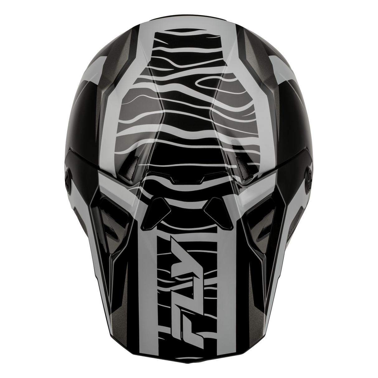 Fly Racing Formula CP Charge Helmet - Black/Grey/Light Grey
